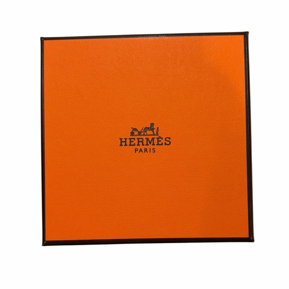 Hermes Orange Gift Box Set with Ribbon and Dust Pouch